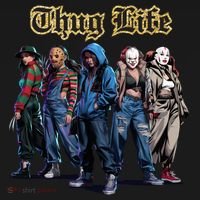 Thug Life Horror Characters Scary Movie Krueger Myers Pennywise Halloween Tote Bag thumb 4