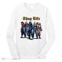 Thug Life Horror Characters Scary Movie Krueger Myers Pennywise Halloween Long Sleeve Shirt thumb 0