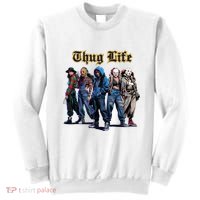 Thug Life Horror Characters Scary Movie Krueger Myers Pennywise Halloween Sweatshirt thumb 0