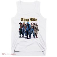 Thug Life Horror Characters Scary Movie Krueger Myers Pennywise Halloween Tank Top thumb 0