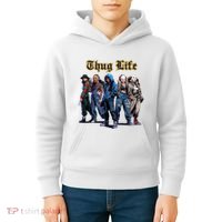 Thug Life Horror Characters Scary Movie Krueger Myers Pennywise Halloween Kids Hoodie thumb 4