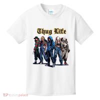 Thug Life Horror Characters Scary Movie Krueger Myers Pennywise Halloween Kids T-Shirt thumb 0