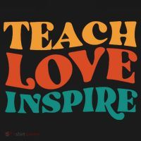 Teach Love Inspire Gift For Teacher Women's Tank Top thumb 5