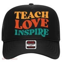 Teach Love Inspire Gift For Teacher Hat thumb 0