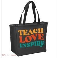 Teach Love Inspire Gift For Teacher Tote Bag thumb 2