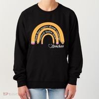 Teach Love Inspire Dream Encourage Teacher Love Women's Sweatshirt thumb 0