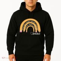 Teach Love Inspire Dream Encourage Teacher Love Hoodie thumb 2