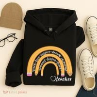 Teach Love Inspire Dream Encourage Teacher Love Hoodie thumb 4