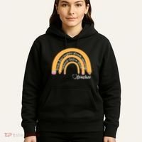 Teach Love Inspire Dream Encourage Teacher Love Hoodie thumb 5