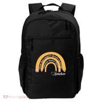Teach Love Inspire Dream Encourage Teacher Love Backpack thumb 0