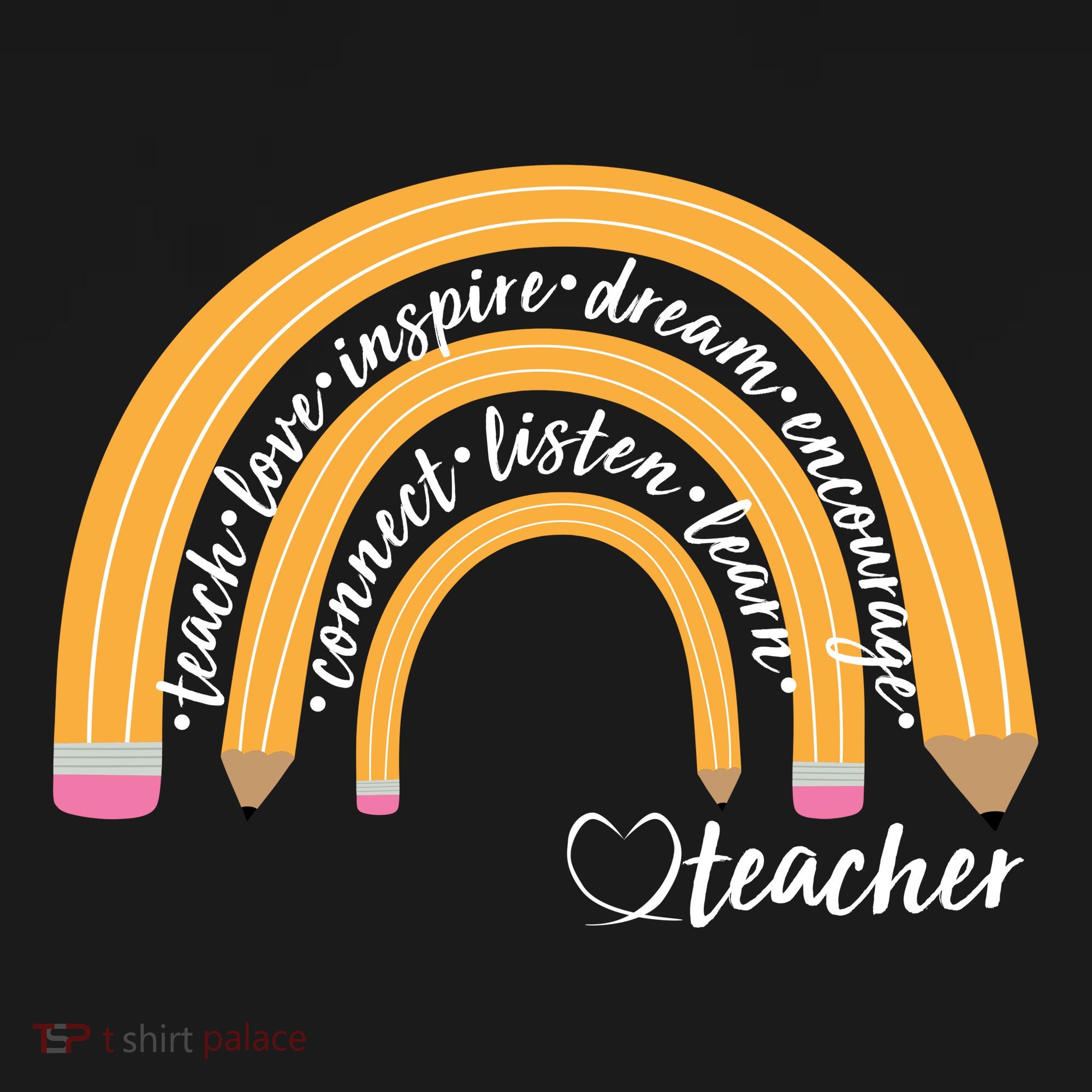 Teach Love Inspire Dream Encourage Teacher Love Women's Hoodie