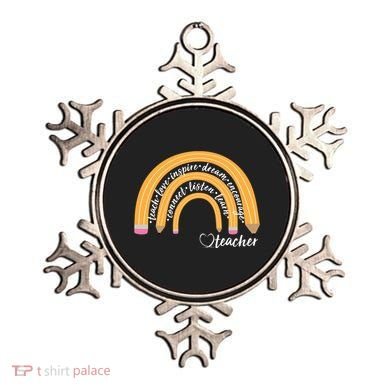 Teach Love Inspire Dream Encourage Teacher Love Ornament