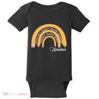 Teach Love Inspire Dream Encourage Teacher Love Baby Bodysuit thumb 0