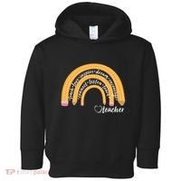 Teach Love Inspire Dream Encourage Teacher Love Toddler Hoodie thumb 0