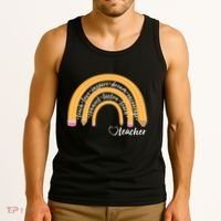 Teach Love Inspire Dream Encourage Teacher Love Tank Top thumb 3