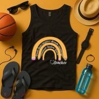 Teach Love Inspire Dream Encourage Teacher Love Tank Top thumb 4