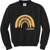 Teach Love Inspire Dream Encourage Teacher Love Kids Sweatshirt thumb 0