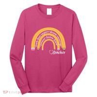 Teach Love Inspire Dream Encourage Teacher Love Long Sleeve Shirt thumb 0