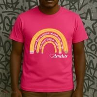 Teach Love Inspire Dream Encourage Teacher Love T-Shirt thumb 3
