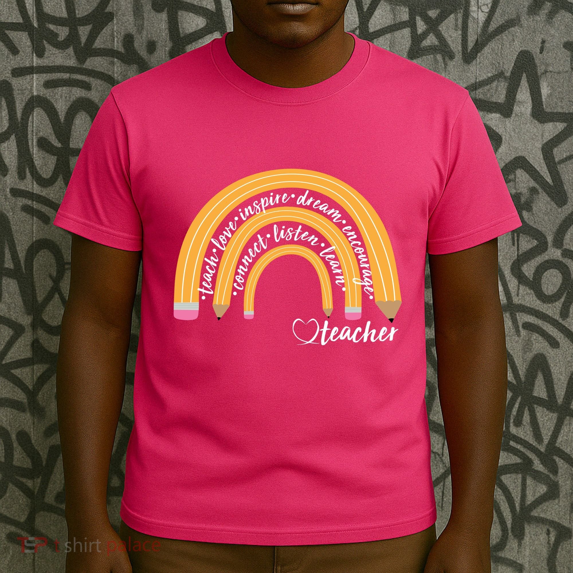 Teach Love Inspire Dream Encourage Teacher Love T-Shirt