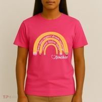 Teach Love Inspire Dream Encourage Teacher Love T-Shirt thumb 4