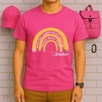 Teach Love Inspire Dream Encourage Teacher Love T-Shirt thumb 6