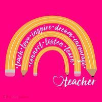 Teach Love Inspire Dream Encourage Teacher Love Women's Tank Top thumb 4
