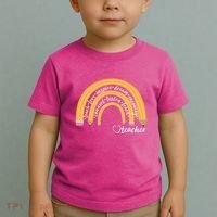 Teach Love Inspire Dream Encourage Teacher Love Toddler T-Shirt thumb 2