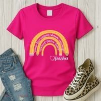 Teach Love Inspire Dream Encourage Teacher Love Women's T-Shirt thumb 3