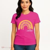 Teach Love Inspire Dream Encourage Teacher Love Women's T-Shirt thumb 4