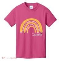 Teach Love Inspire Dream Encourage Teacher Love Kids T-Shirt thumb 0
