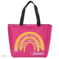 Teach Love Inspire Dream Encourage Teacher Love Tote Bag thumb 0