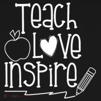 Teach Love Inspire Cute Gift For Teacher Women's Hoodie thumb 2