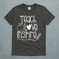 Teach Love Inspire Cute Gift For Teacher T-Shirt thumb 5