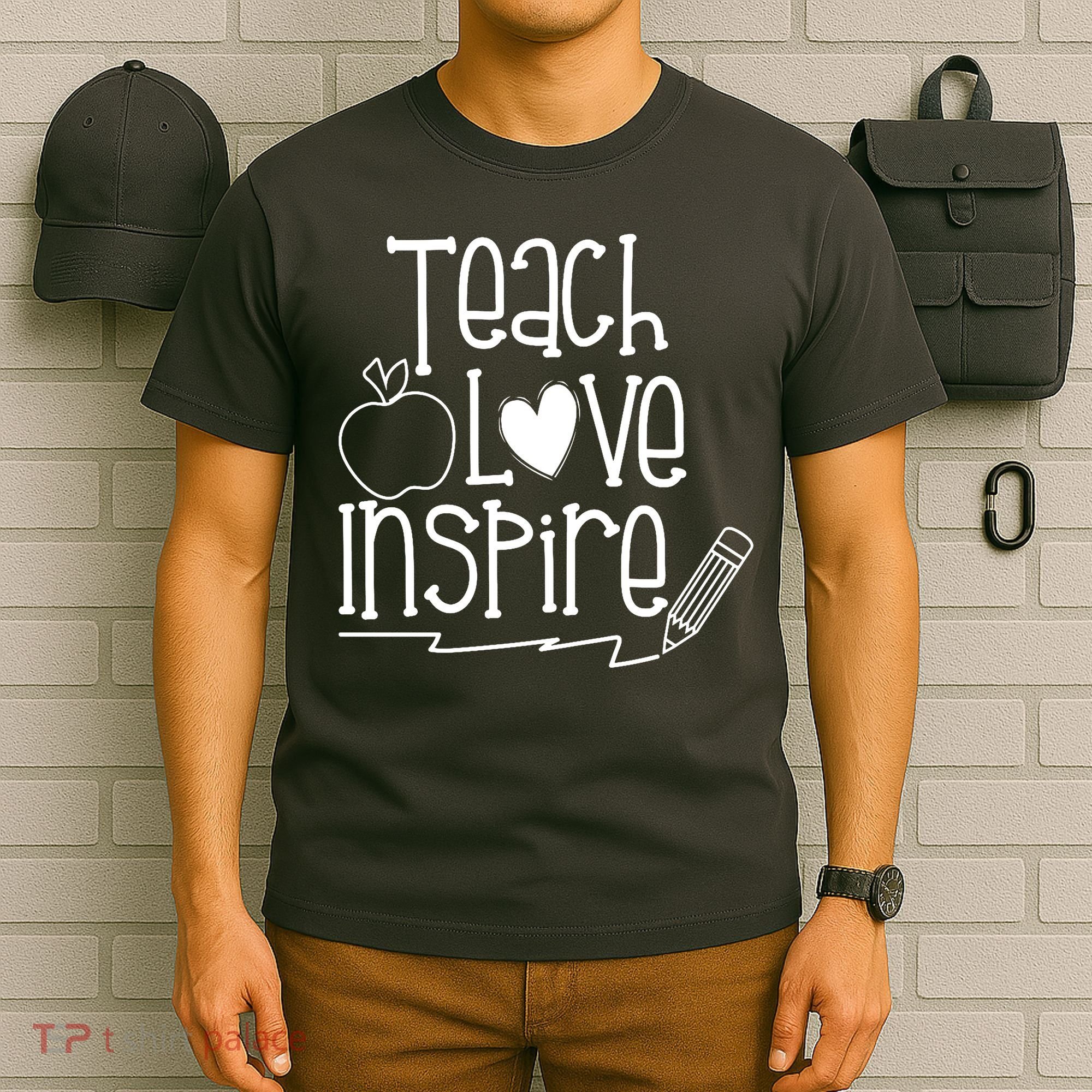 Teach Love Inspire Cute Gift For Teacher T-Shirt