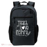 Teach Love Inspire Cute Gift For Teacher Backpack thumb 0