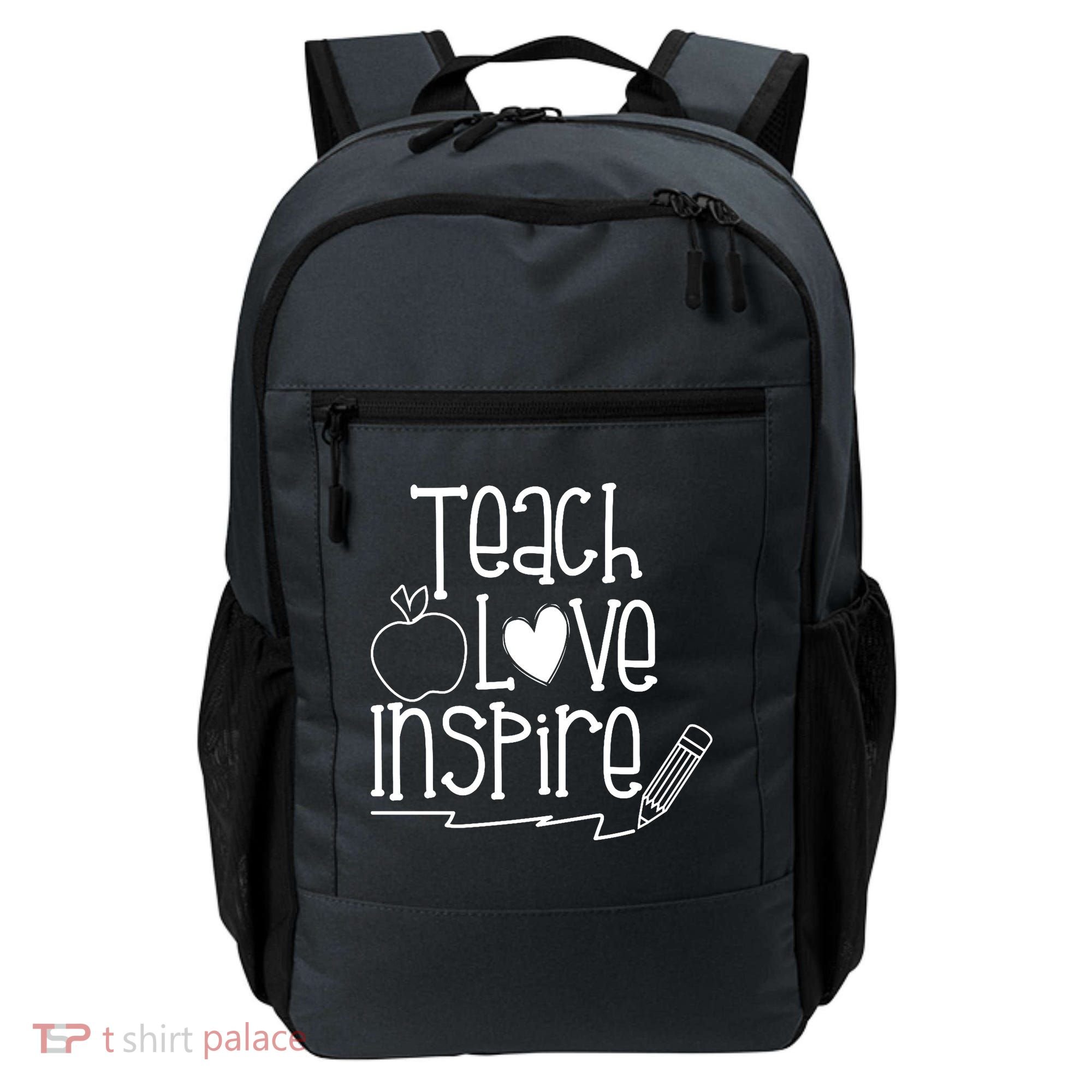 Teach Love Inspire Cute Gift For Teacher Backpack