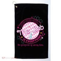 The Lab Is Everything The Forefront Of Saving Lives Golf Towel thumb 0