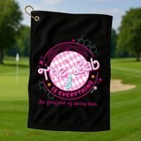 The Lab Is Everything The Forefront Of Saving Lives Golf Towel thumb 1