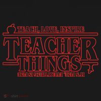 Teach Love Inspire Teacher Things It's Fine Everything Toddler Hoodie thumb 2