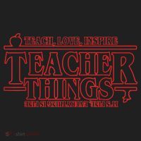 Teach Love Inspire Teacher Things It's Fine Everything Golf Towel thumb 3