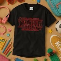 Teach Love Inspire Teacher Things It's Fine Everything Kids T-Shirt thumb 3
