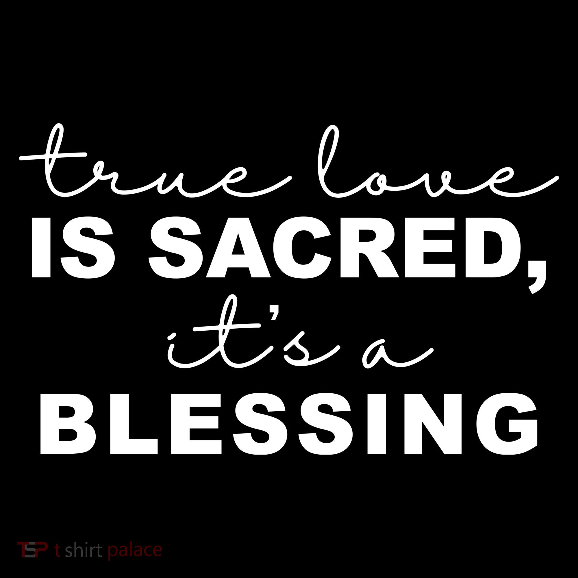 True Love Is Sacred It's A Blessing Women's Hoodie