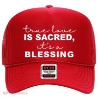 True Love Is Sacred It's A Blessing Hat thumb 0