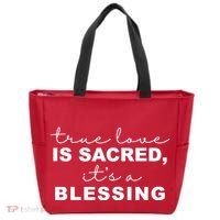 True Love Is Sacred It's A Blessing Tote Bag thumb 0