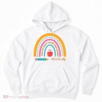 Teacher Life Inspire Rainbow Cute Gift Hoodie thumb 0
