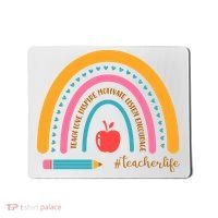 Teacher Life Inspire Rainbow Cute Gift Mousepad thumb 0