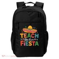 Teach Like Its A Fiesta Teachers Sombrero Cinco De Mayo Backpack thumb 0