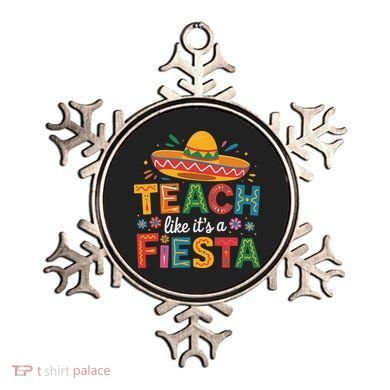 Teach Like Its A Fiesta Teachers Sombrero Cinco De Mayo Ornament