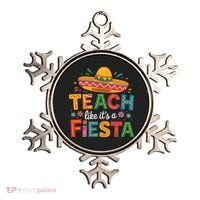 Teach Like Its A Fiesta Teachers Sombrero Cinco De Mayo Ornament thumb 0